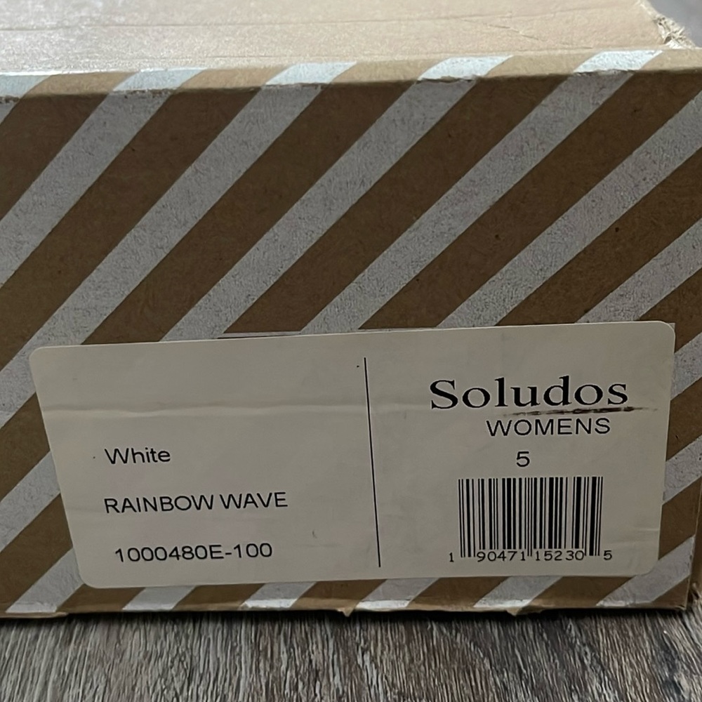 Soludos Rainbow Waves Sneakers Size 5 - Picture 16 of 16